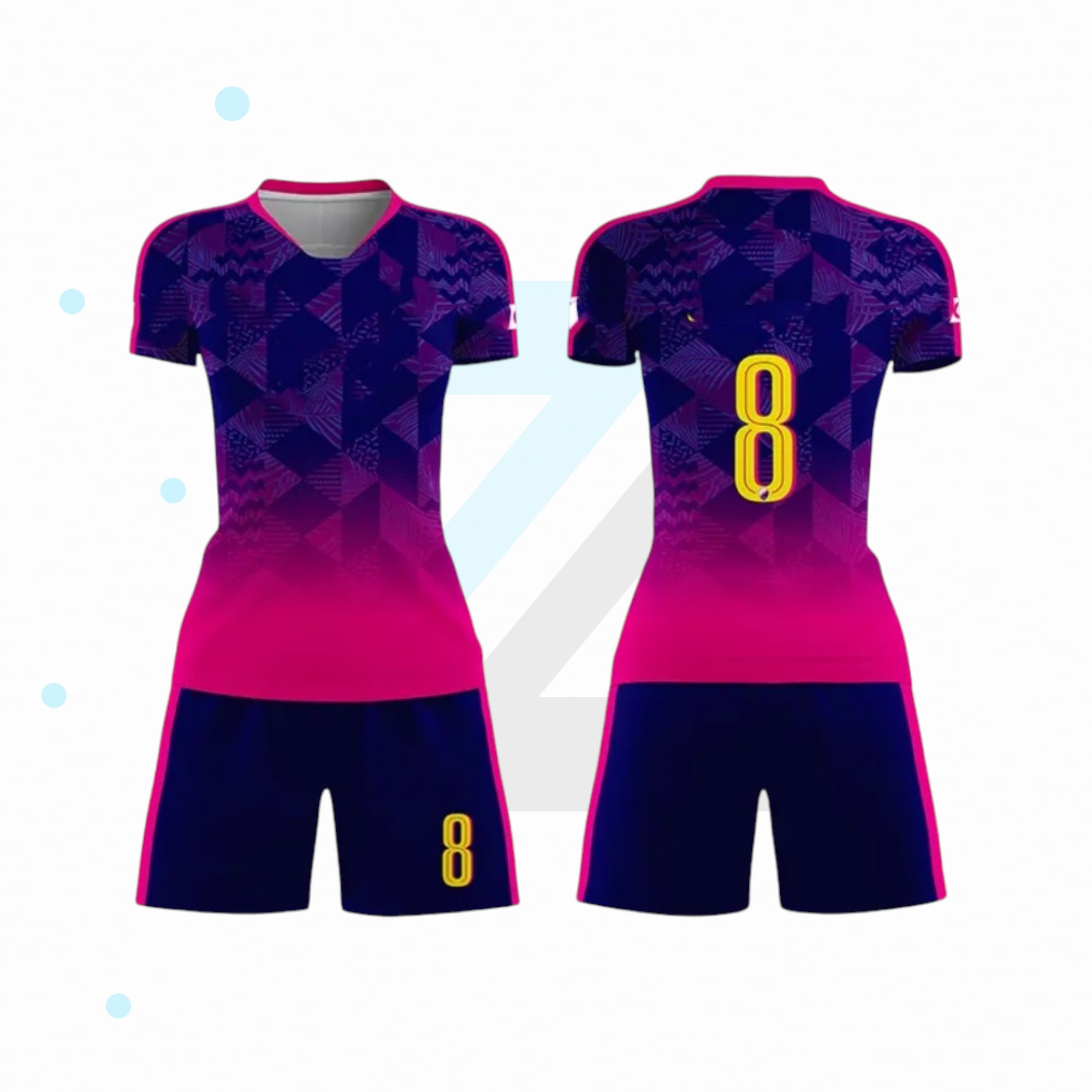 StrikeForce Elite Soccer Uniform | Custom Match Jersey & High‑Durability Performance Shorts angle 4